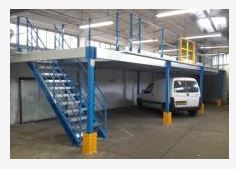Plateforme de stockage métallique démontable et autoportante - Mezzanine industrielle pour ateliers et entrepôts_2