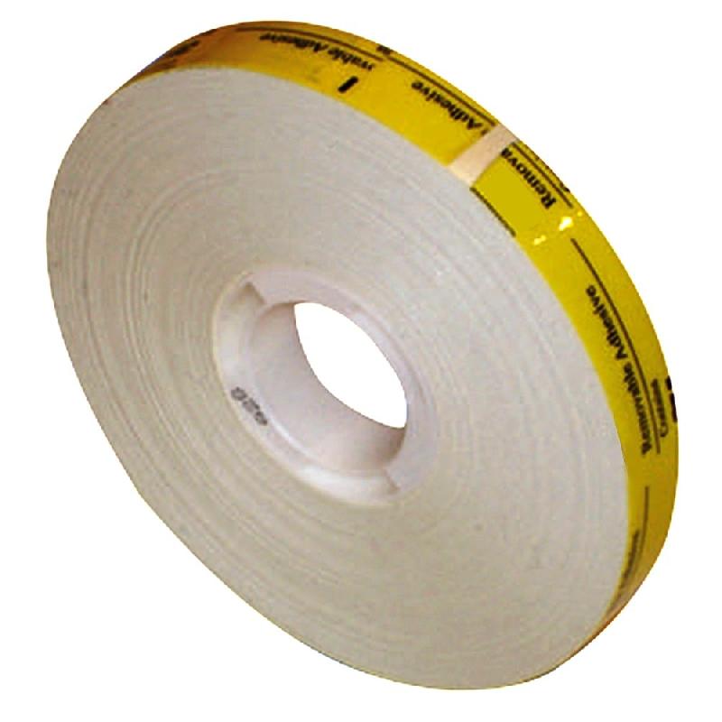 Ruban adhésif double face transfert - acrylique renforcé fibre de verre - 50µ - largeurs 12mm, 19mm, 25mm - Référence RATDFT_2