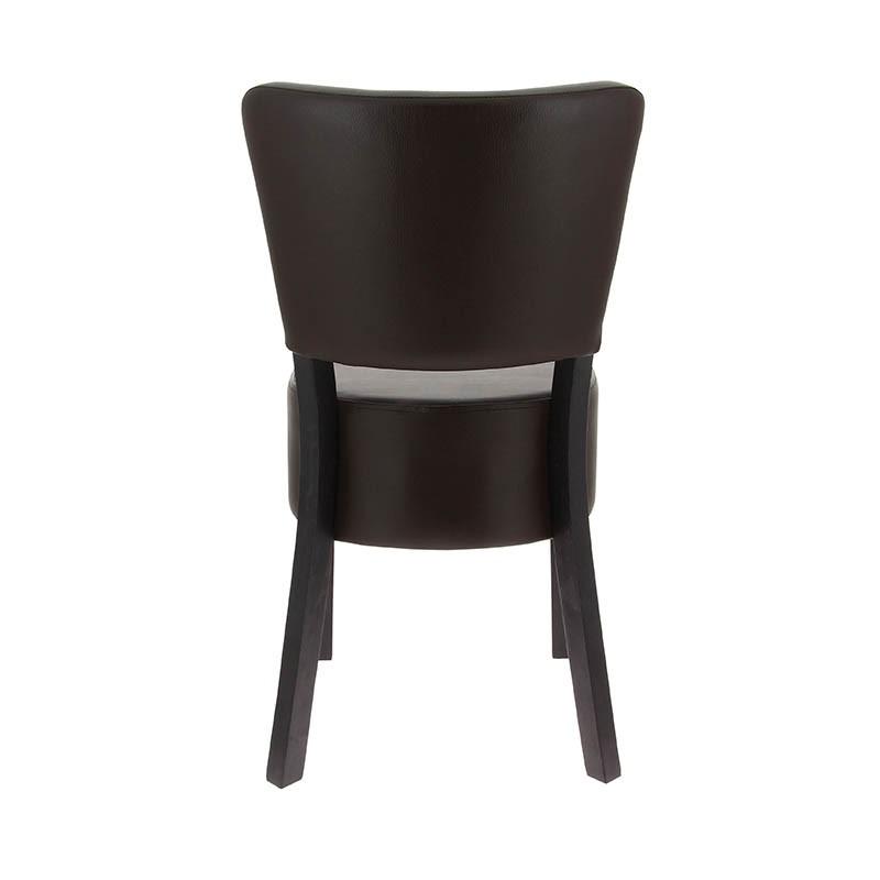 Chaise haute restaurant Amsterdam - MARRON_2