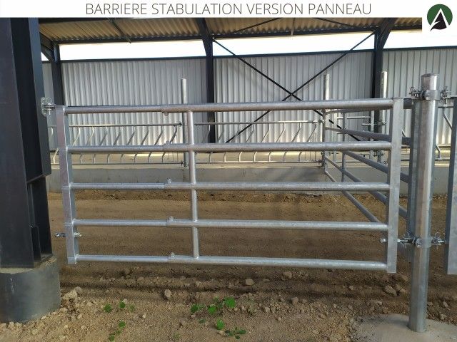 Barrière agricole galvanisée à chaud extensible de 2 à 3 mètres