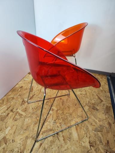 Chaise pour salle à manger Pedrali Gliss 921 d'occasion - métal et polycarbonate - plusieurs couleurs disponibles_2