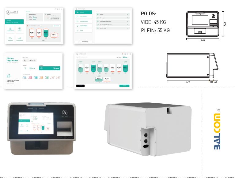 Monnayeur automatique, équipé d'un logiciel etcash simple et intuitif - alice_2