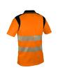 Polo haute visibilité orange et bleu - 55% coton / 45% polyester - 170 g/m² avec bandes rétro-réfléchissantes_2