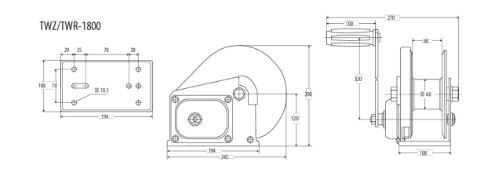 Treuils manuels TWZ/TWR - Rema Holland B.V - diamètre du câble 4 à 8 mm - marquage CE_2