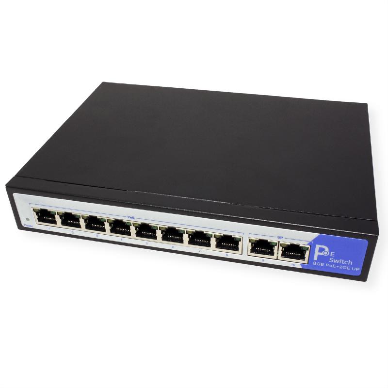 VALUE Switch PoE+ Gigabit Ethernet, 8+2 ports_2