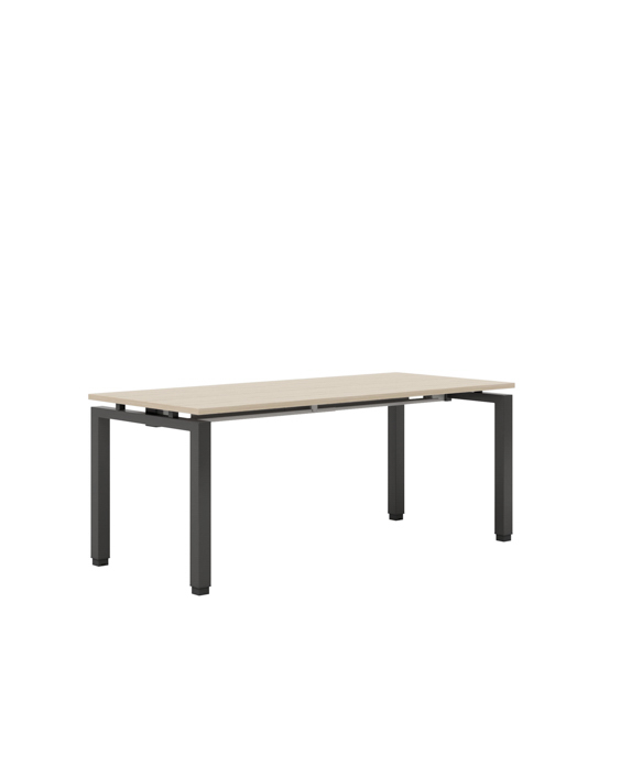 Bureau structure métallique avec des plateaux mélaminés - Eco_2
