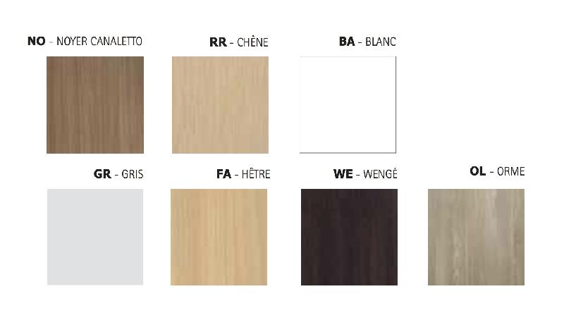 Casiers de rangement modulaires - QUADRIFOGLIO - A clé, 2 x 3 cases_2