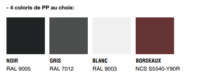 Chaise empilable Adela Traineau ALE0/4 - Assise et dossier en polypropylène, pied traineau chromé - PROMO -30%_2