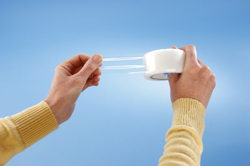 MOTTEZ - Ruban adhésif repositionnable et étirable - 25m x 4cm - Étirable 4 fois_2