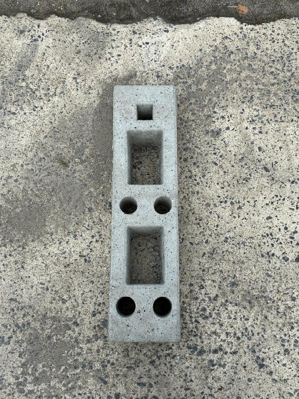 Plot béton 24 kg - Pour clôture grillagée de chantier - Plusieurs dimensions et poids disponibles_2