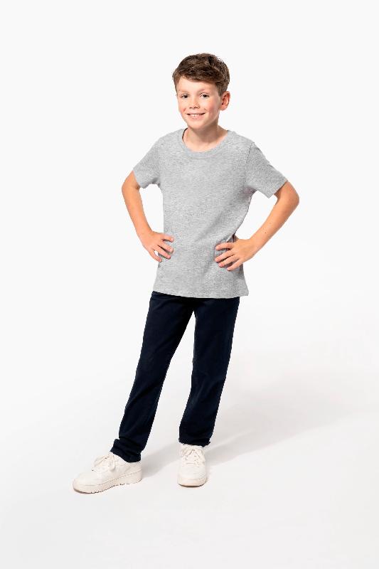 T-shirt col rond enfant - Kariban - 100% coton, coupe ajustée - Réf: K3038_2