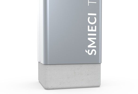 Poubelle publique 003231 - Lido - Komserwis - 40L - Design par Andrzej Klisz_2