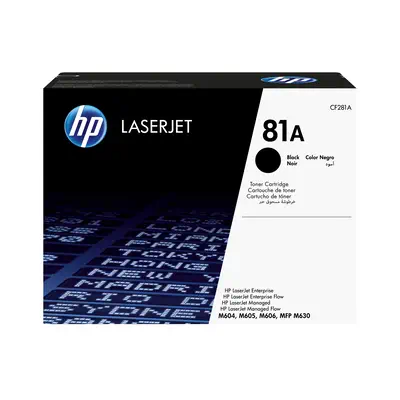 HP 81A toner LaserJet noir authentique_2