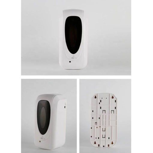 Totem distributeur de gel hydroalcoolique - adzeo sas - dimensions : 400 × 500 × 1500 mm - 100% dibond (alu)_2