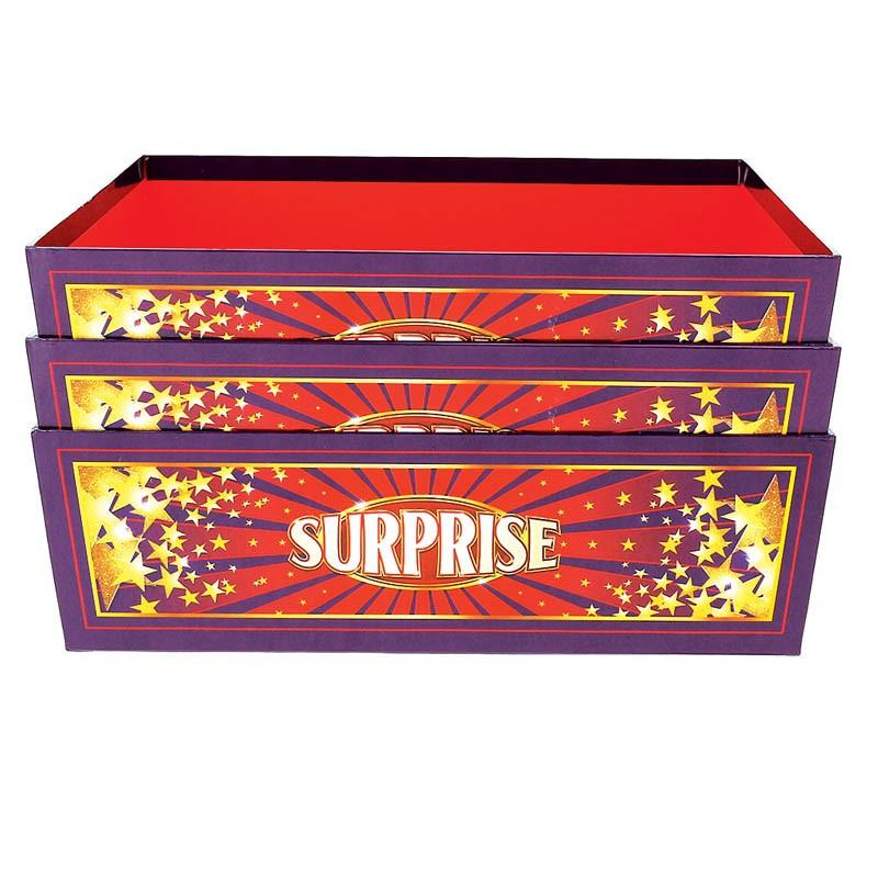 Boite carton carrée cempilable Surprise 33x33 -_2