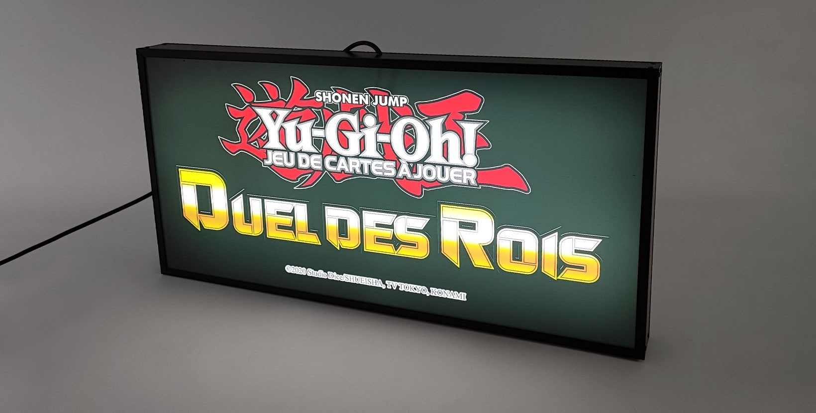 Caisson lumineux LED mince - 7 cm d'épaisseur - Aluminium et plexiglas - Intensité lumineuse réglable_2