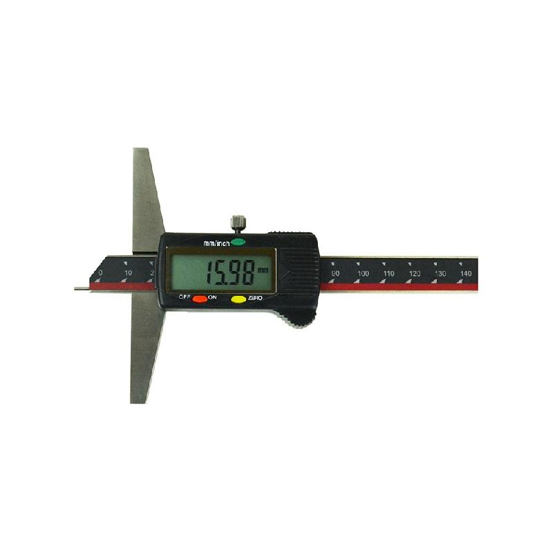 Jauge de profondeur digitale à pointe de haute qualité - 300 mm - Conversion mm/inch - Référence 127300_2
