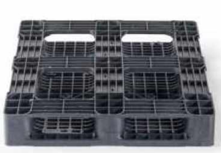 Palette plastique lourde neuve - 100% PE recyclé - Hauteur 165 mm - Planetpal pa-lo-0128_2