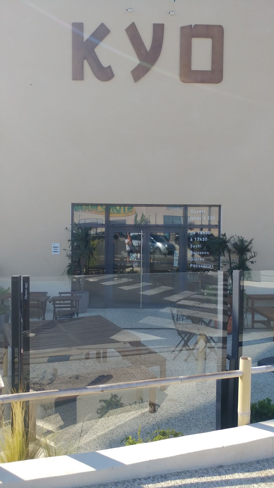 Paravent fixe glass wall pour terrasse chr_2