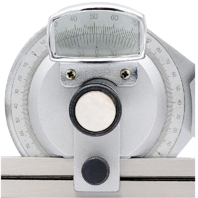 Rapporteur d'angle à loupe - lecture facilitée - règle 300mm - Réf. 936514_2