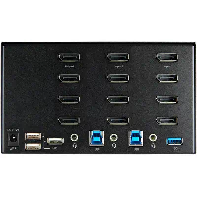 Switch KVM 2 Ports Quadruple àÉcran DisplayPort - 4K 60Hz UHD HDR - Concentrateur KVM 4K DP 1.2 avec_2