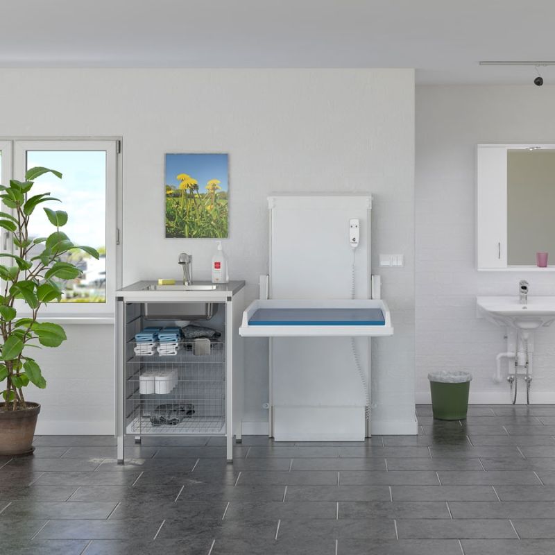 Table à langer pour handicapé - Granberg - électrique à hauteur variable - 334-080 - sécurité anti-écrasement - pliable_2