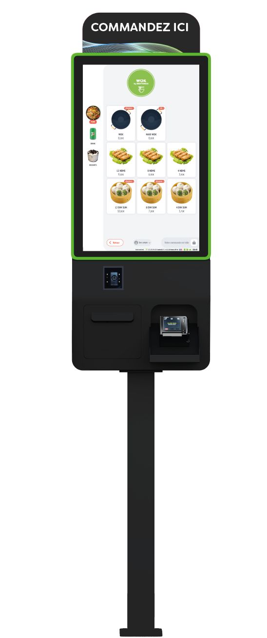 Borne de commande Restomax pour Fast food & Restaurant_2