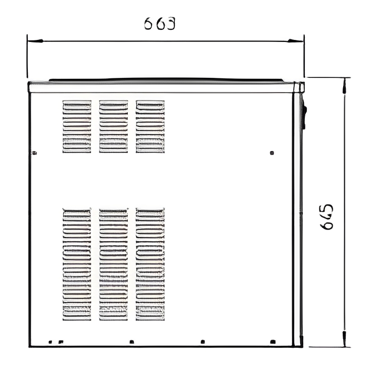 Scotsman MF 46 WS - Machine à glace pour 330 kg/24h