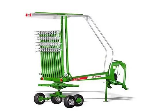 Andaineur agricole SIPMA ZK 350 WIR - 3,50 m - transmission d'huile et bras à 3 dents doubles_2