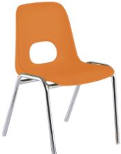 Chaise empilable VANOISE Bologne pour enfant - modèle léger et coloré_2