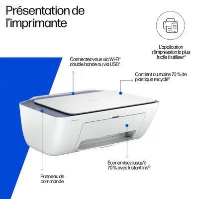 HP DeskJet 2922 Sans fil All-in-One Couleur Imprimante_2