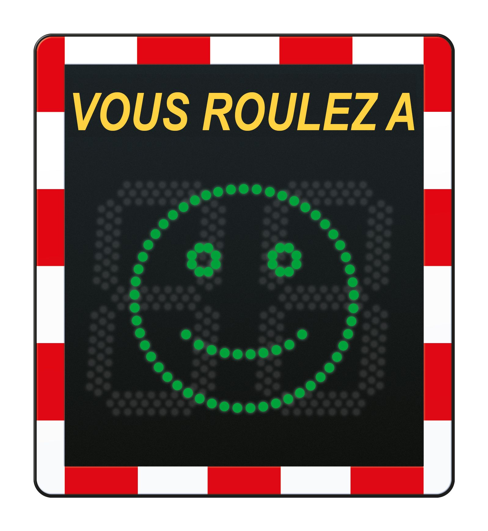 Radar pédagogique Viasis Lite - alimentation solaire avec affichage LED haute visibilité_2