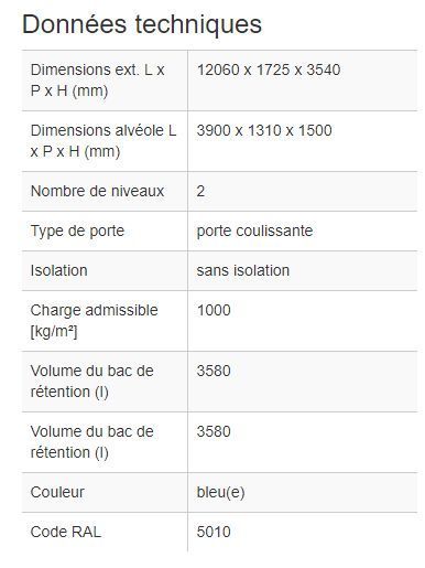 150941w - conteneur de stockage 2pk 1214, portes coulissantes_2