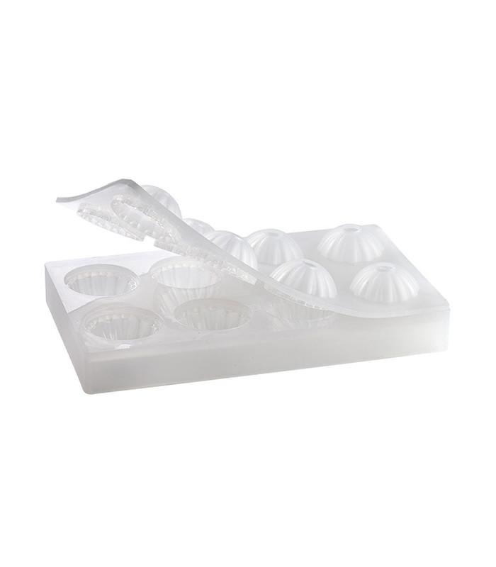 Ø55mm - Moule en silicone 8 sphères entières Pavoni Italia_2