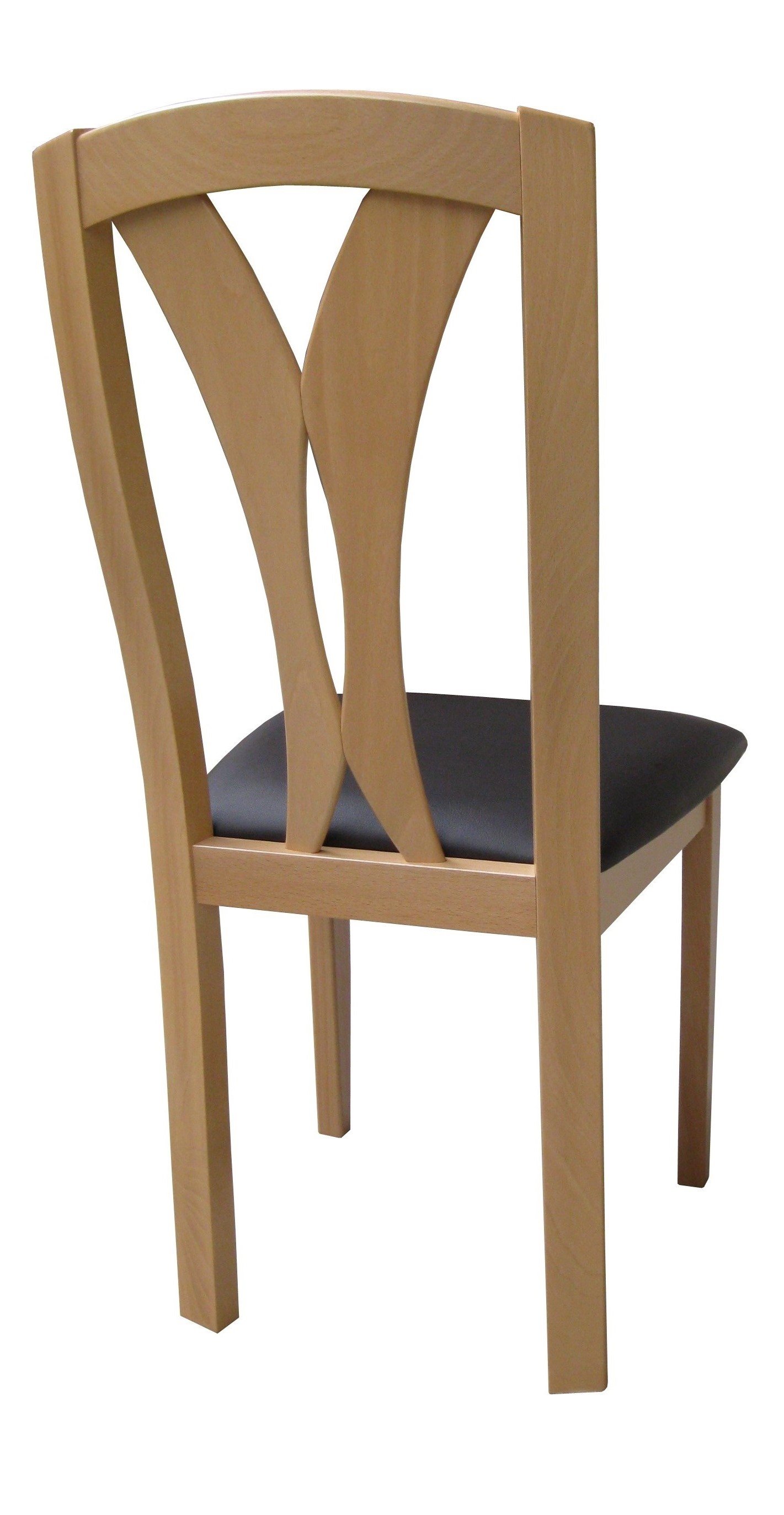 Chaise morgan en bois massif_2