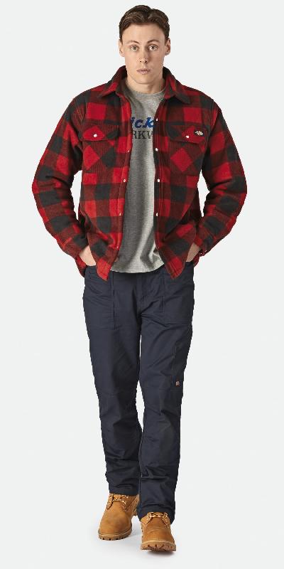 Chemise de travail Portland homme - réf: dk0a4xta - Dickies - polaire, doublée et matelassée_2