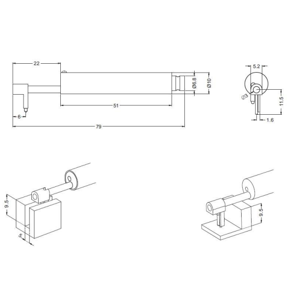 Rugosimètre portatif haute définition pour les surfaces courbes et les rainures en creux_2
