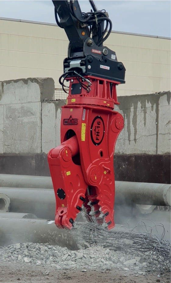 Broyeur béton rotatif CMB FH - Démolition et recyclage pour pelles de 6 à 110 t_2