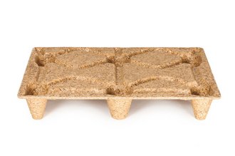 Palette  en bois compressé INKA  type F64 - 1/2 format - 600mm x 800 mm_2