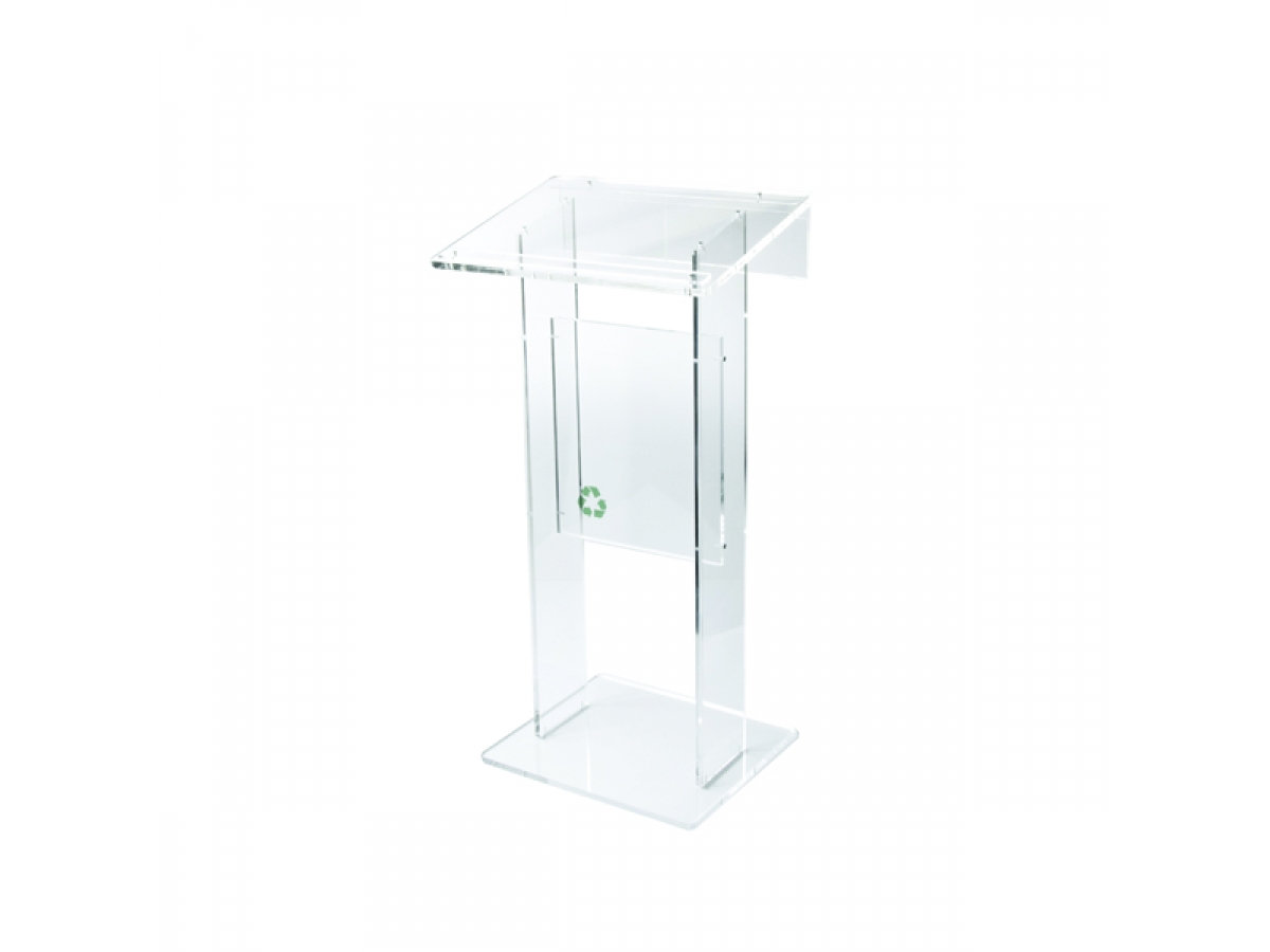 Pupitre de conférence en plexiglas transparent - CRISTAL LUXE - Élégance, légèreté et luminosité_2