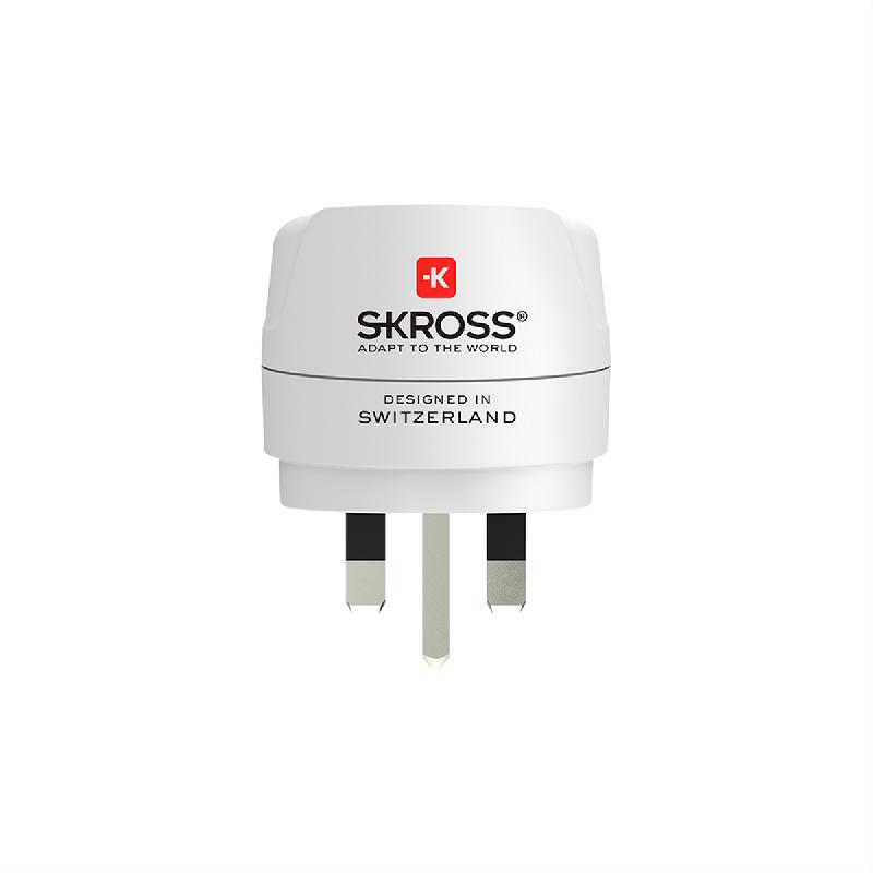 SKROSS Adaptateur de voyage Europe vers Royaume-Uni, pour appareils à 2 et 3 pôles_2