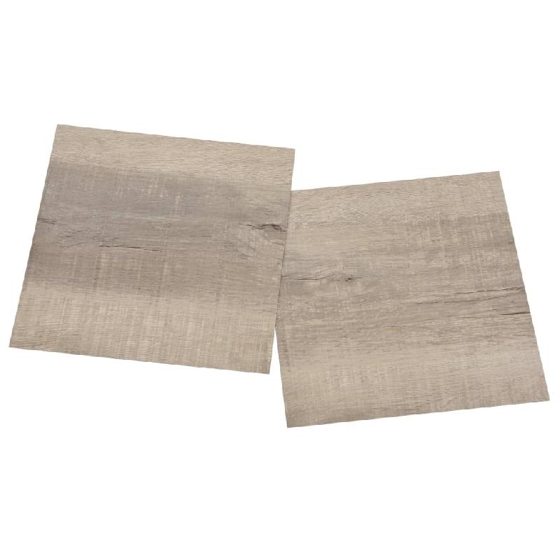 Vidaxl planches de plancher autoadhésives 55 pcs pvc 5,11 m² taupe 324650_2