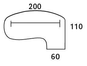 Bureau manager IDRA - L200 x P110 cm - noyer - neuf avec pied métal et passe-câble amovible_2