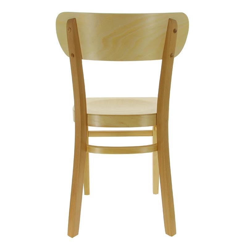 Chaise restaurant bois Bastia - NATUREL_2