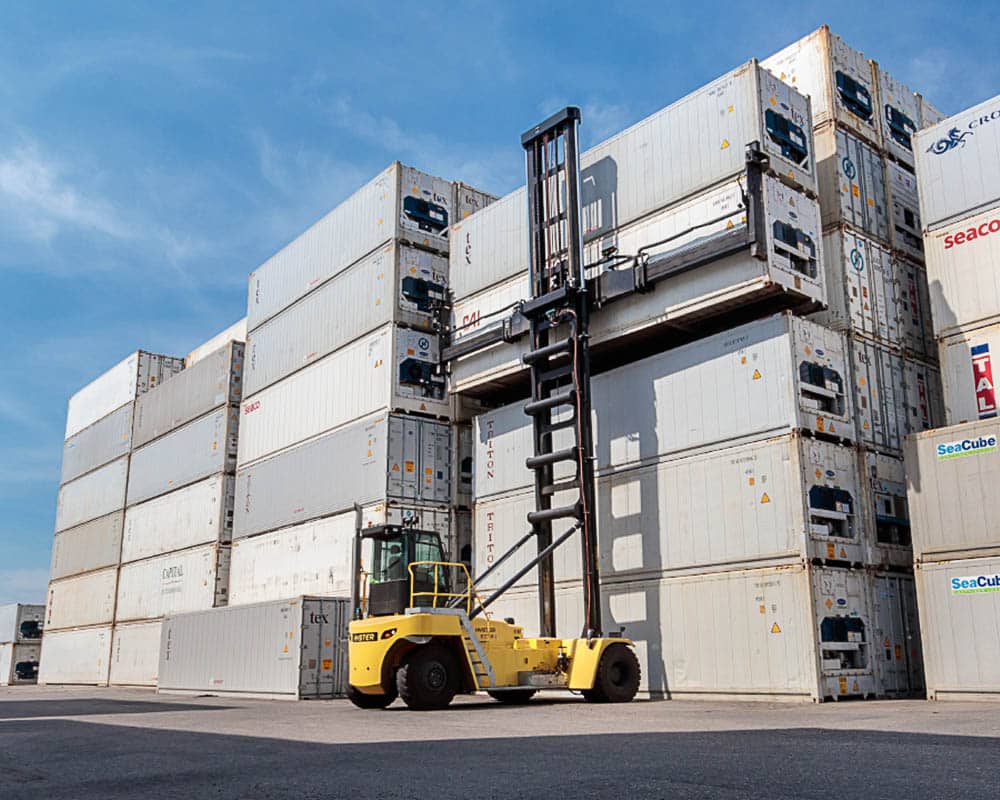 Chariot porte conteneur vide sur 3, 4 hauteurs allant jusqu'à 52T - HYSTER_2