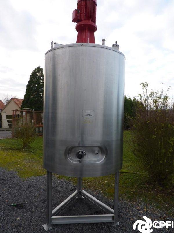 Cuve Pierre Guérin 1625 L - CUV274 - Inox 304L - Motoréducteur 11 kW_2