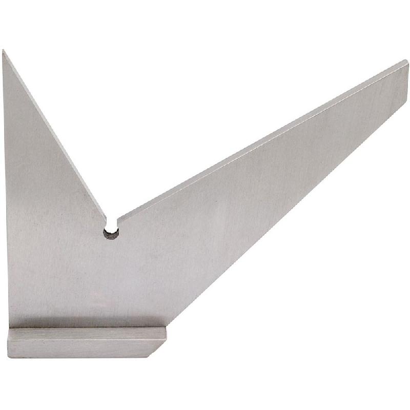 Équerre double onglet - 130 mm - angles multiples 30°, 45°, 60°, 90°, 120° - acier classe 2_2