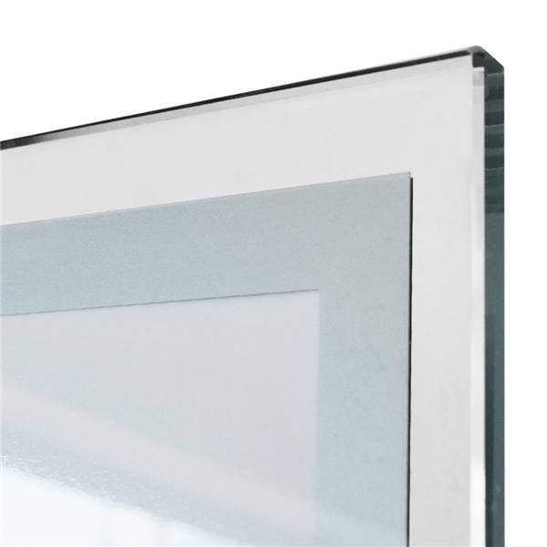 Totem personnalisable en verre et métal - Direct Signalétique - Porte affiche pour intérieur_2