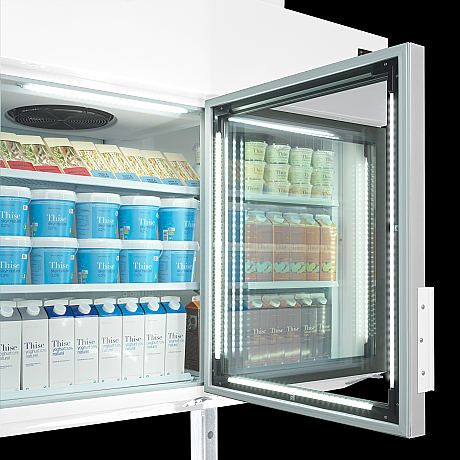 Armoire de congélation murale blanche pour supermarché - 650 L | Tefcold - MTF250_2
