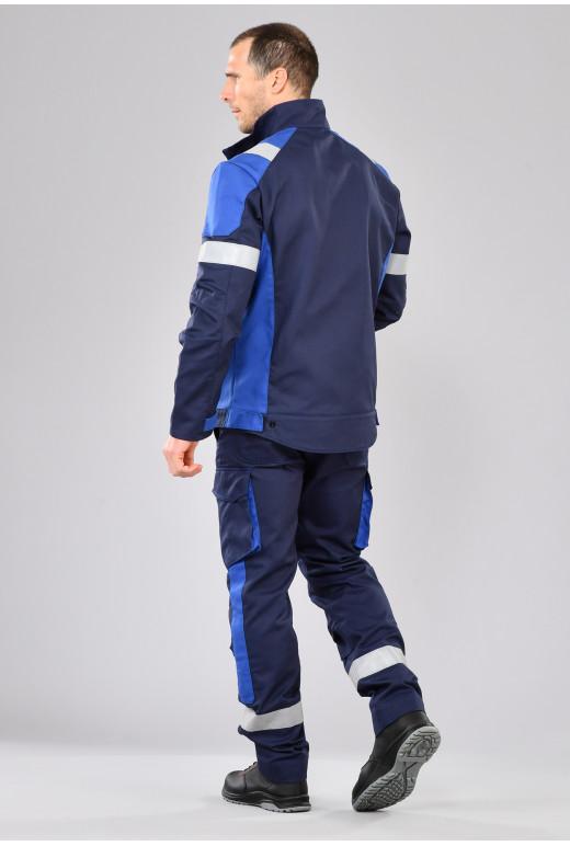 Blouson de travail Flashfit réf. 333*cp5 - coupe ajustée, multipoches, bandes rétroréfléchissantes_2